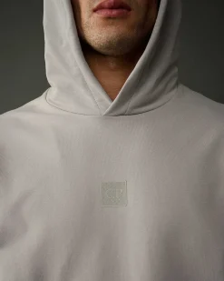 Homme C.P. Company Metropolis Series^Metropolis Series Stretch Fleece Logo Hoodie