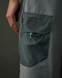 Homme C.P. Company Metropolis Series^Metropolis Series Stretch Fleece Mixed Cargo Shorts