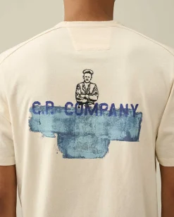 Homme C.P. Company T-Shirts Et Polos^Natural Jersey T-Shirt