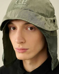 Homme C.P. Company Chapeaux^Nylon B Neck Flap Bucket Hat