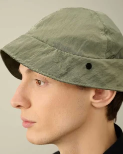 Homme C.P. Company Chapeaux^Nylon B Neck Flap Bucket Hat