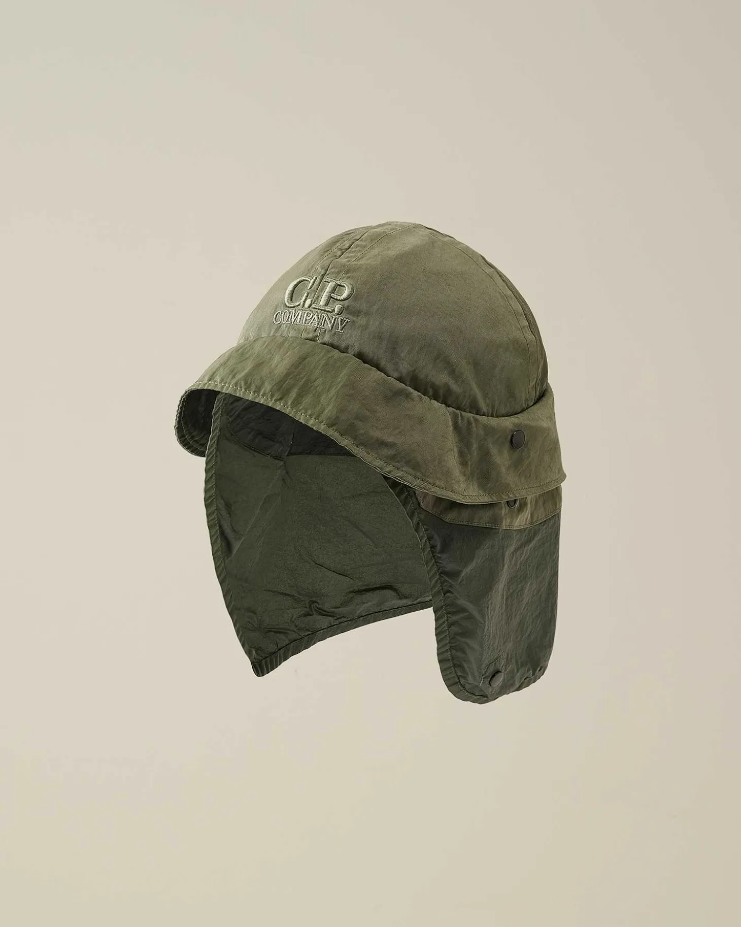 Homme C.P. Company Chapeaux^Nylon B Neck Flap Bucket Hat