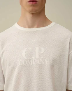 Homme C.P. Company T-Shirts Et Polos^Piquet Waffle Logo T-Shirt