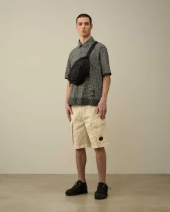 Homme C.P. Company Chemises^Popeline Baja Print Shirt