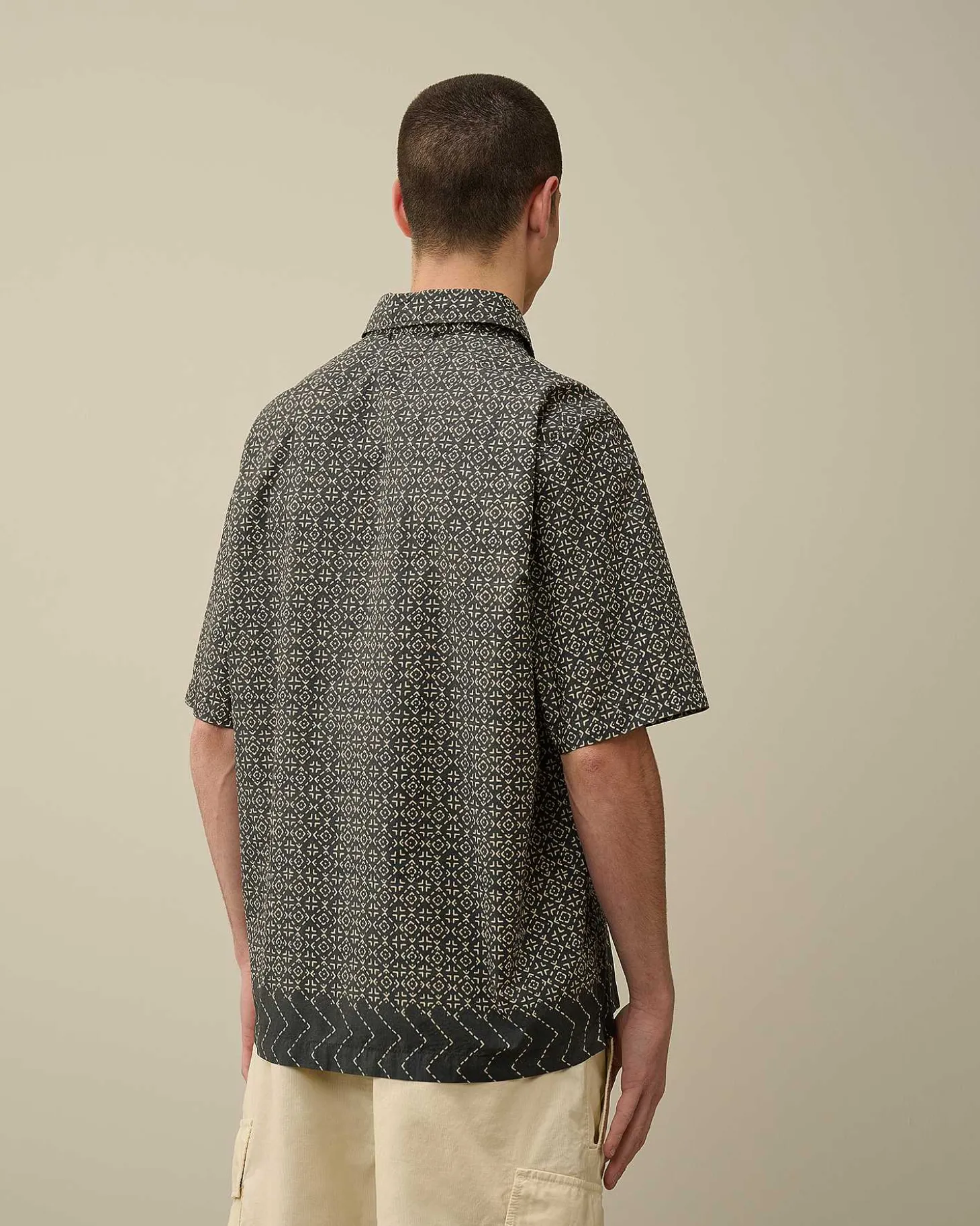 Homme C.P. Company Chemises^Popeline Baja Print Shirt