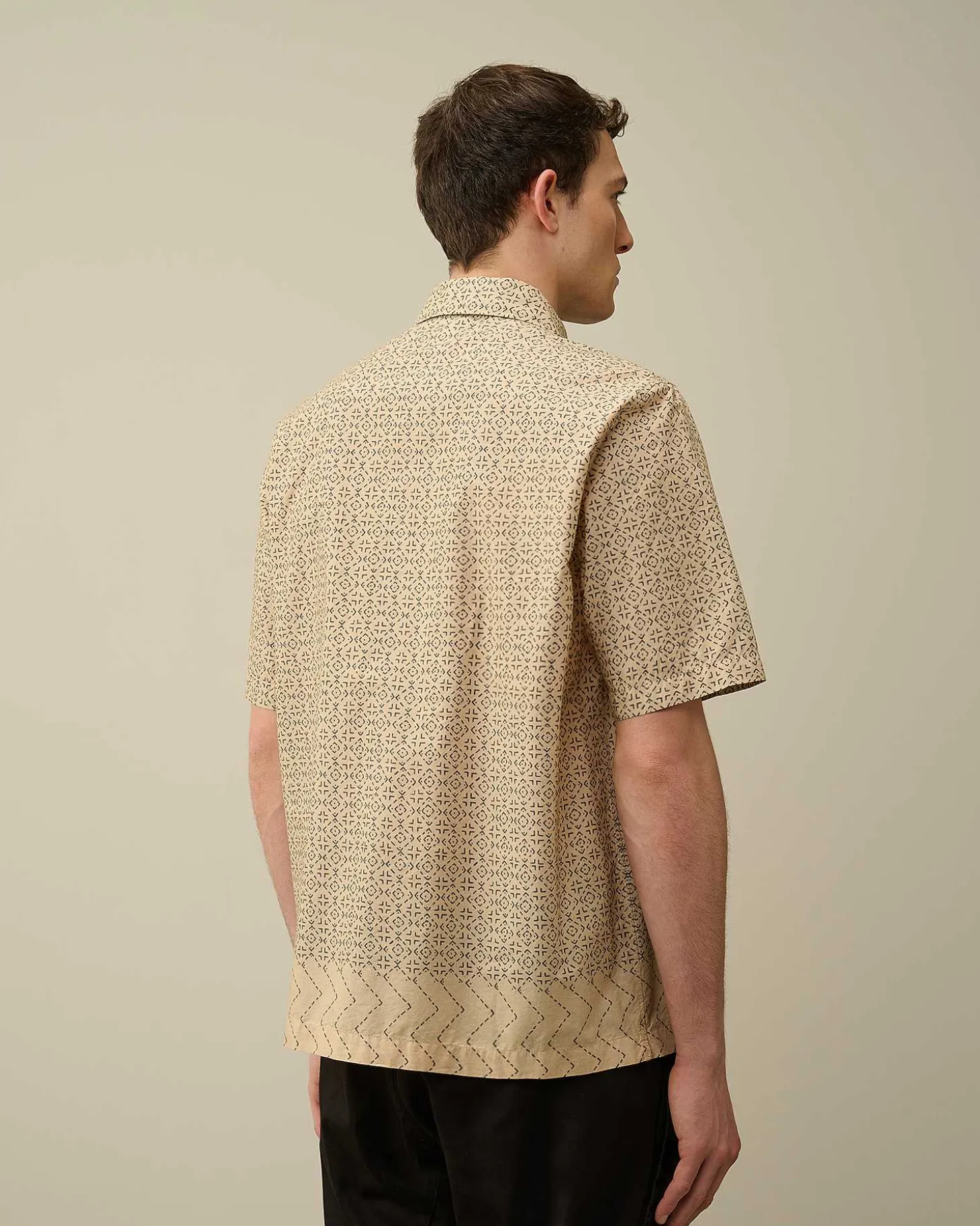 Homme C.P. Company Chemises^Popeline Baja Print Shirt