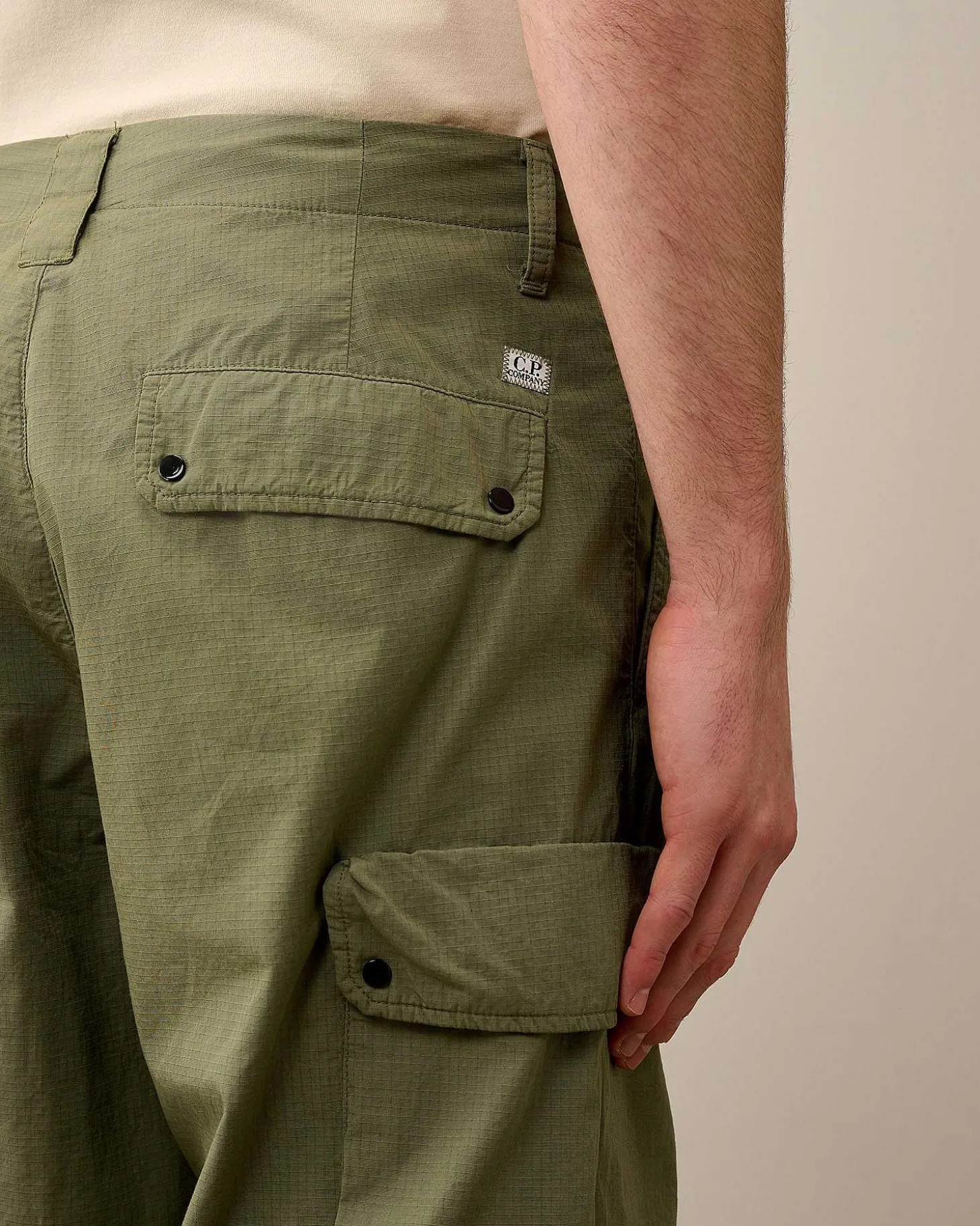 Homme C.P. Company Pantalons^Rip-Stop Loose Utility Cargo Pants
