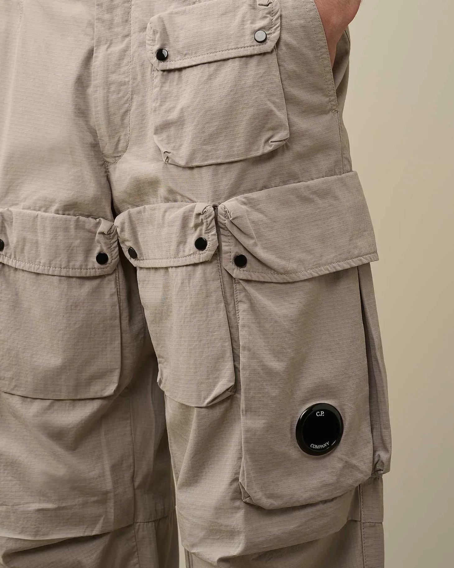 Homme C.P. Company Pantalons^Rip-Stop Loose Utility Cargo Pants