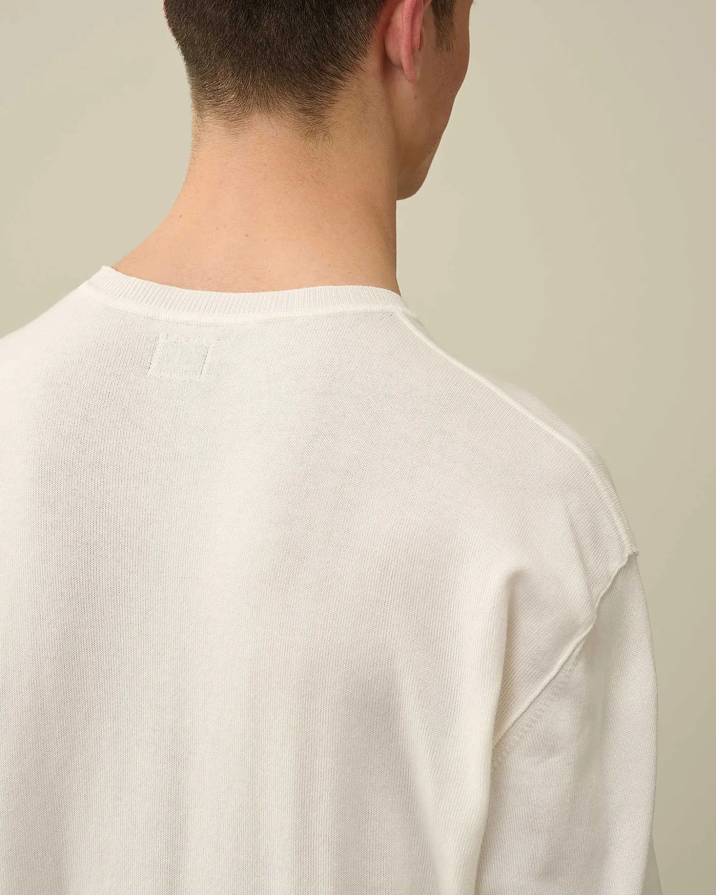 Homme C.P. Company Pulls^Sea Island Logo Knit