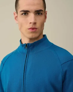 Homme C.P. Company Pulls^Sea Island Zipped Knit