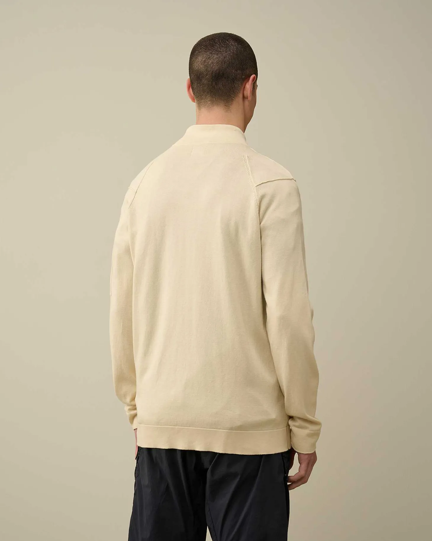 Homme C.P. Company Pulls^Sea Island Zipped Knit