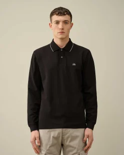 Homme C.P. Company T-Shirts Et Polos^Stretch Piquet Regular Long Sleeved Polo Shirt
