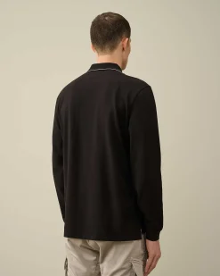Homme C.P. Company T-Shirts Et Polos^Stretch Piquet Regular Long Sleeved Polo Shirt