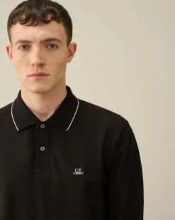 Homme C.P. Company T-Shirts Et Polos^Stretch Piquet Regular Long Sleeved Polo Shirt