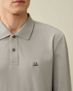 Homme C.P. Company T-Shirts Et Polos^Stretch Piquet Regular Long Sleeved Polo Shirt