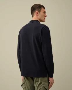 Homme C.P. Company T-Shirts Et Polos^Stretch Piquet Regular Long Sleeved Polo Shirt