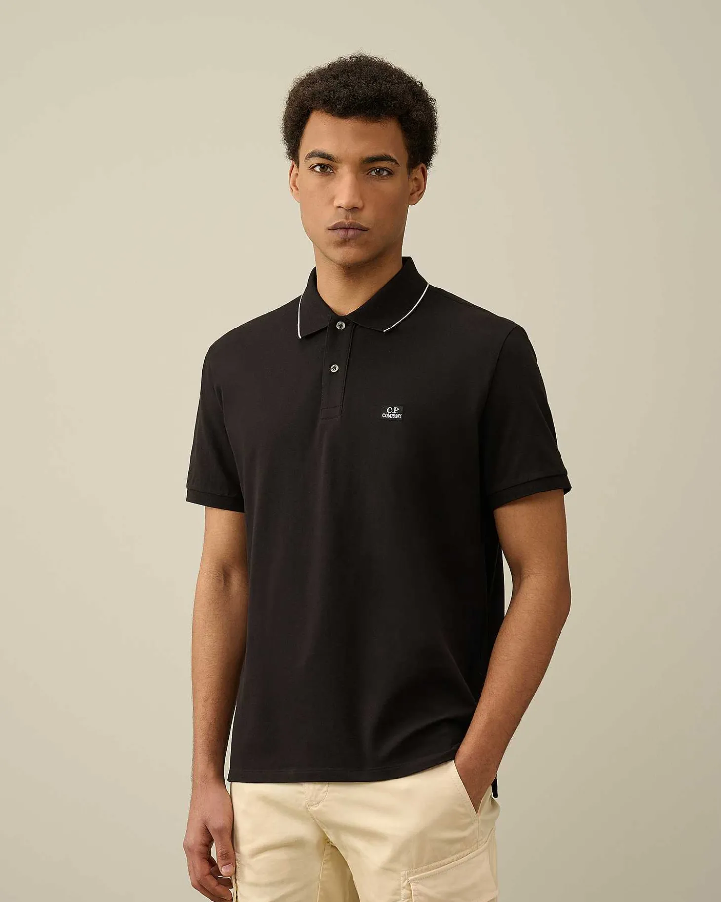 Homme C.P. Company T-Shirts Et Polos^Stretch Piquet Regular Striped Collar Polo Shirt