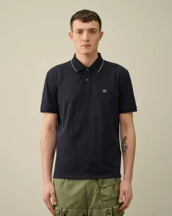 Homme C.P. Company T-Shirts Et Polos^Stretch Piquet Regular Striped Collar Polo Shirt