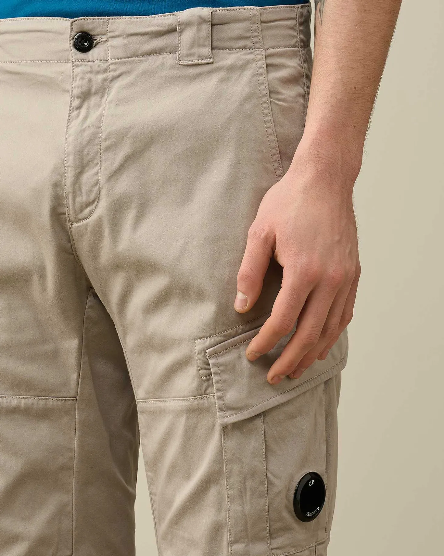 Homme C.P. Company Survêtements Et Shorts^Stretch Sateen Cargo Shorts