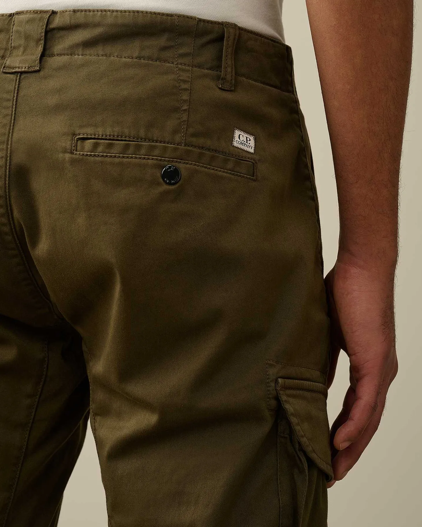 Homme C.P. Company Survêtements Et Shorts^Stretch Sateen Cargo Shorts