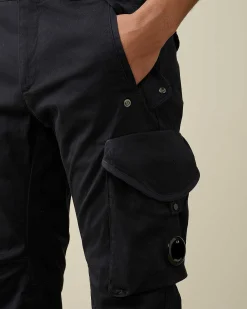 Homme C.P. Company Pantalons^Stretch Sateen Ergonomic Lens Utility Pants