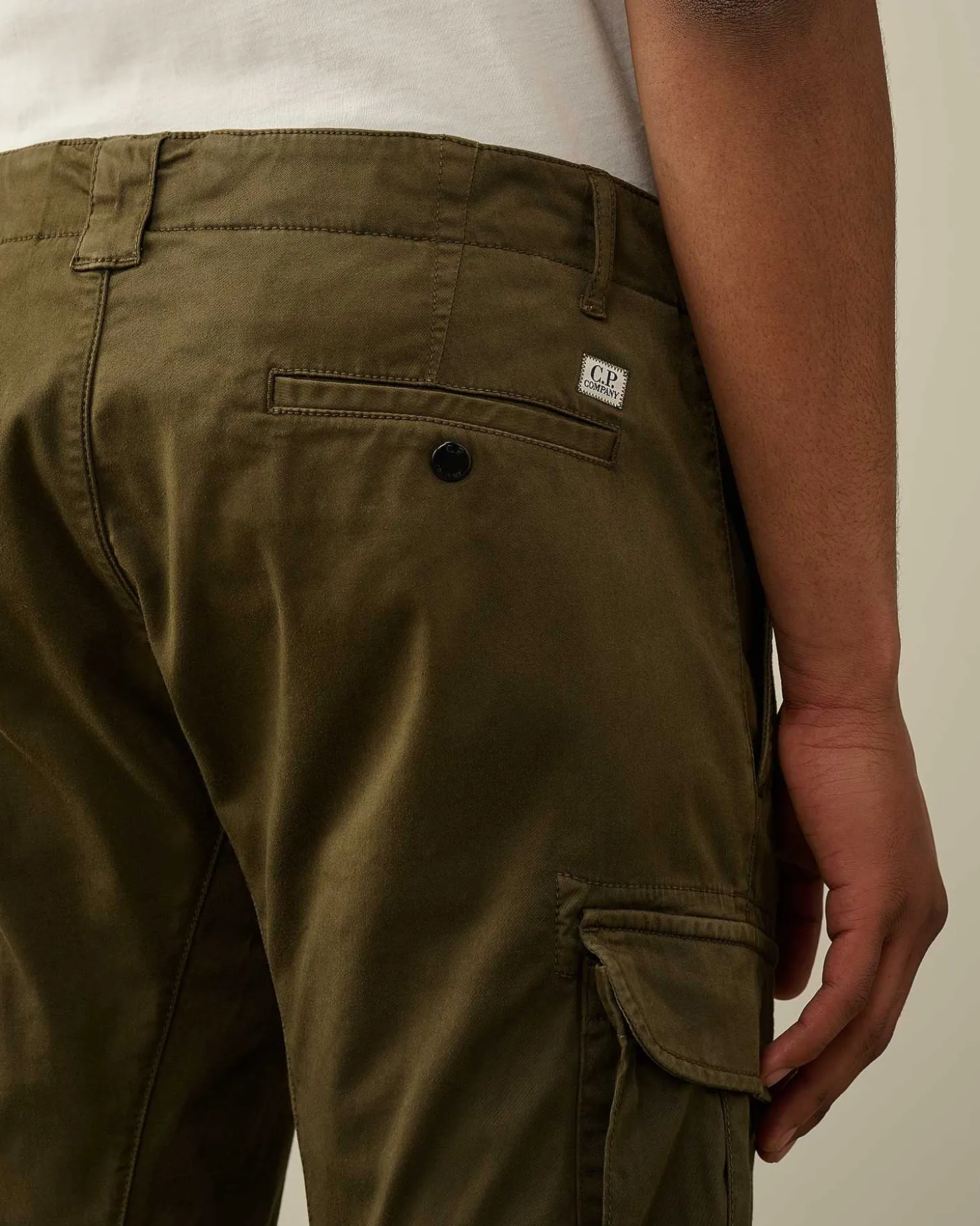Homme C.P. Company Pantalons^Stretch Sateen Ergonomic Lens Cargo Pants