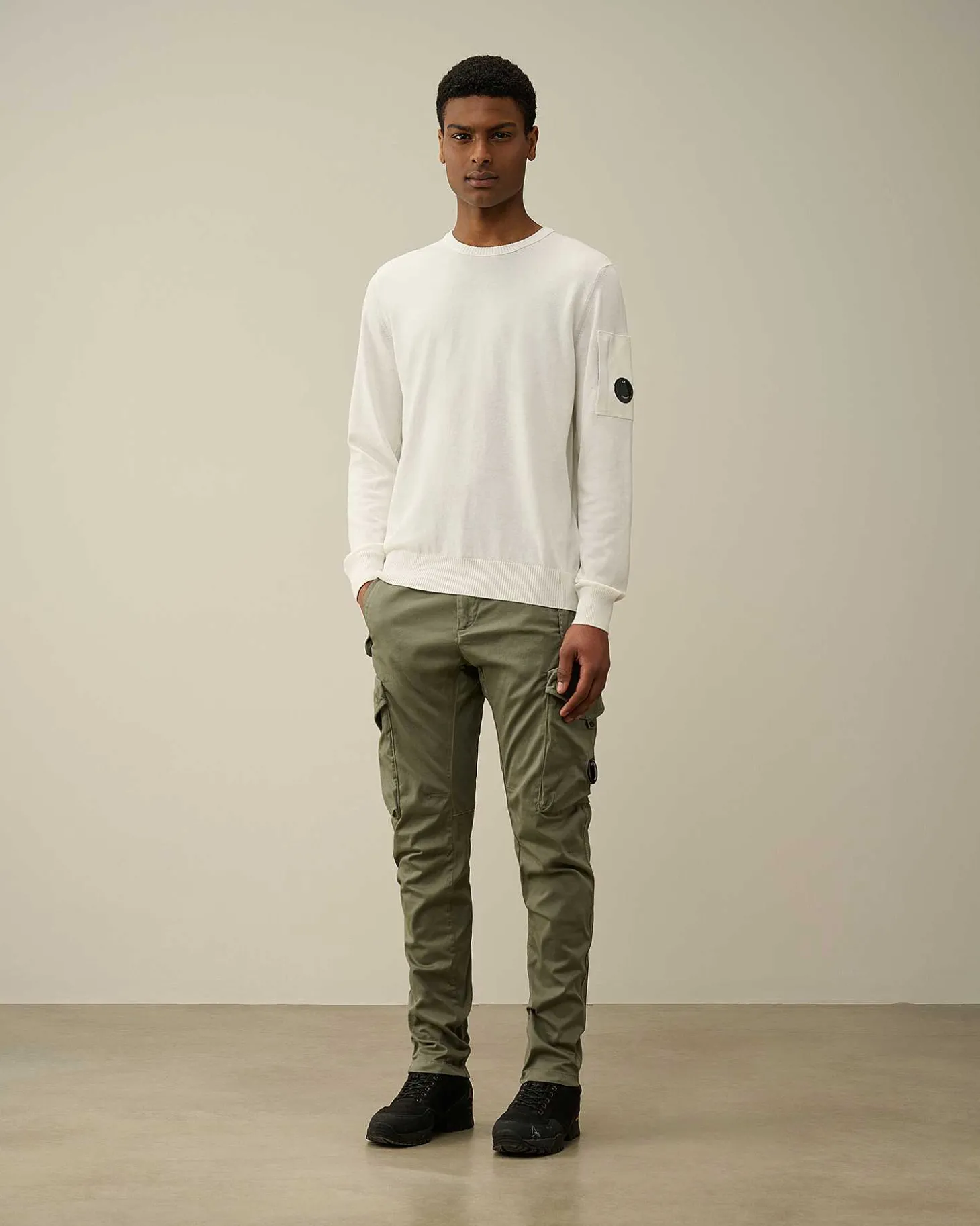 Homme C.P. Company Pantalons^Stretch Sateen Ergonomic Lens Utility Pants
