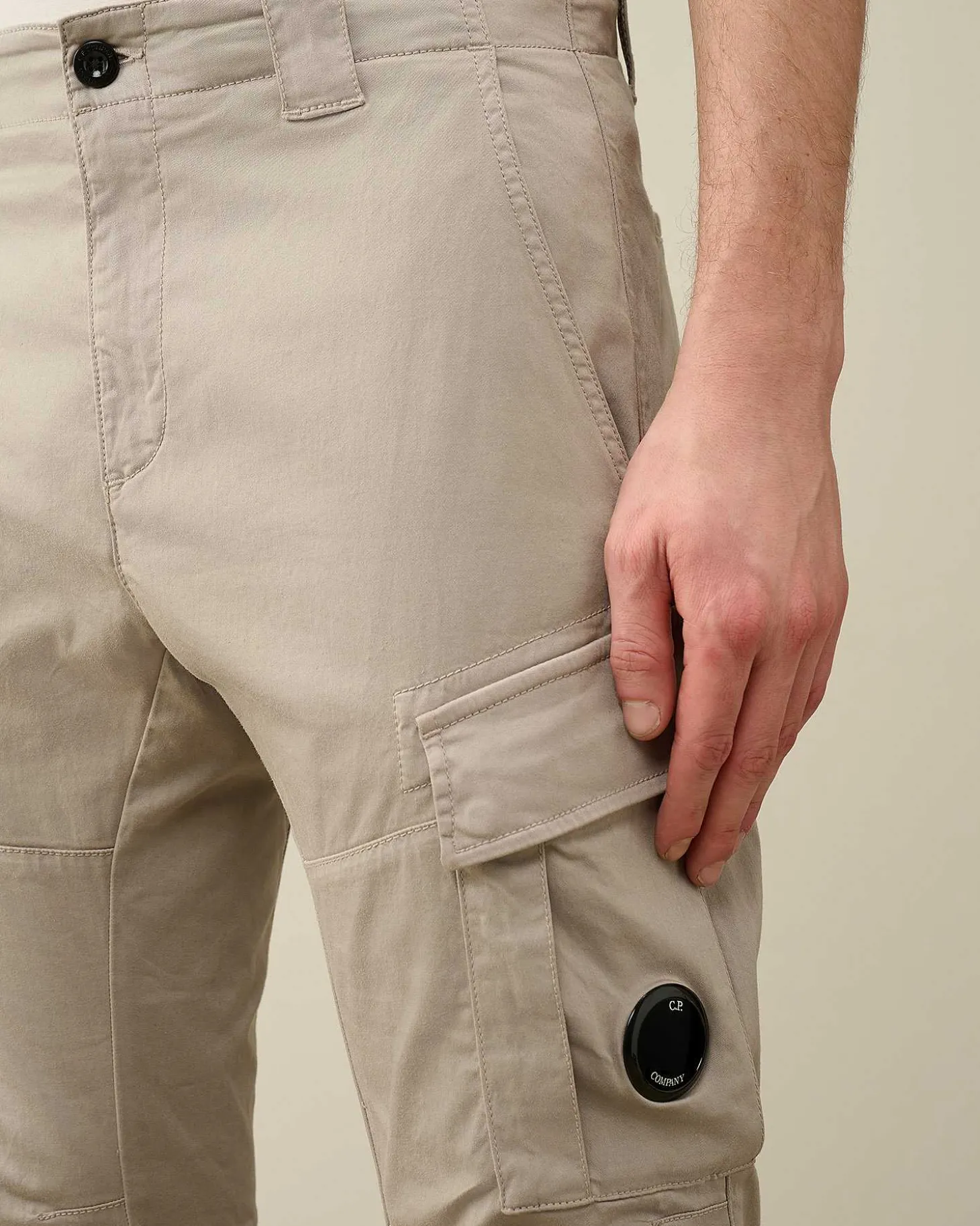 Homme C.P. Company Pantalons^Stretch Sateen Ergonomic Lens Cargo Pants
