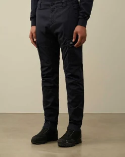 Homme C.P. Company Pantalons^Stretch Sateen Ergonomic Logo Cargo Pants