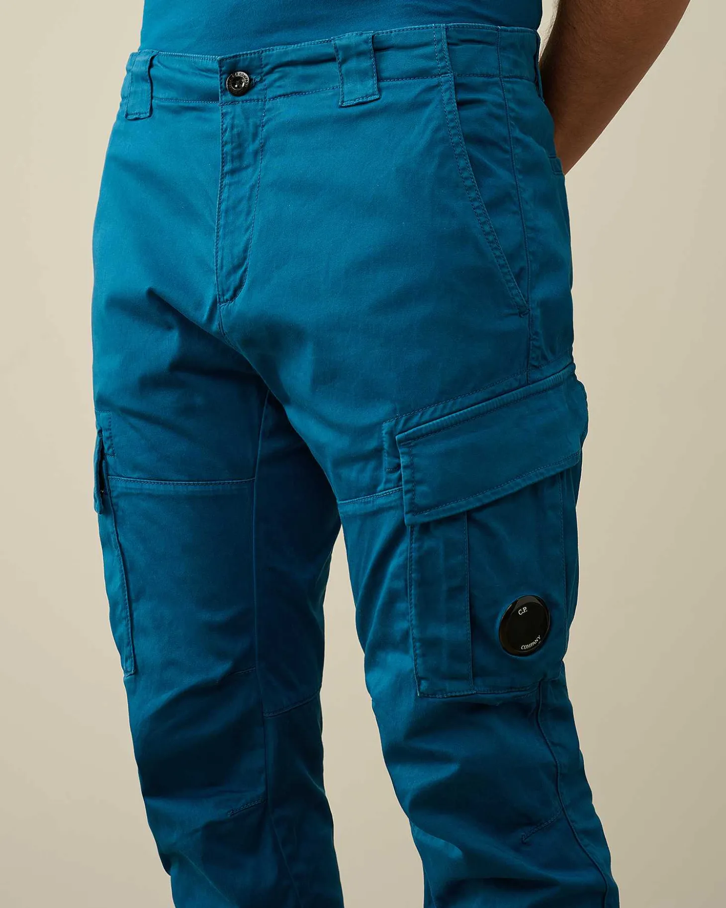 Homme C.P. Company Pantalons^Stretch Sateen Ergonomic Lens Cargo Pants
