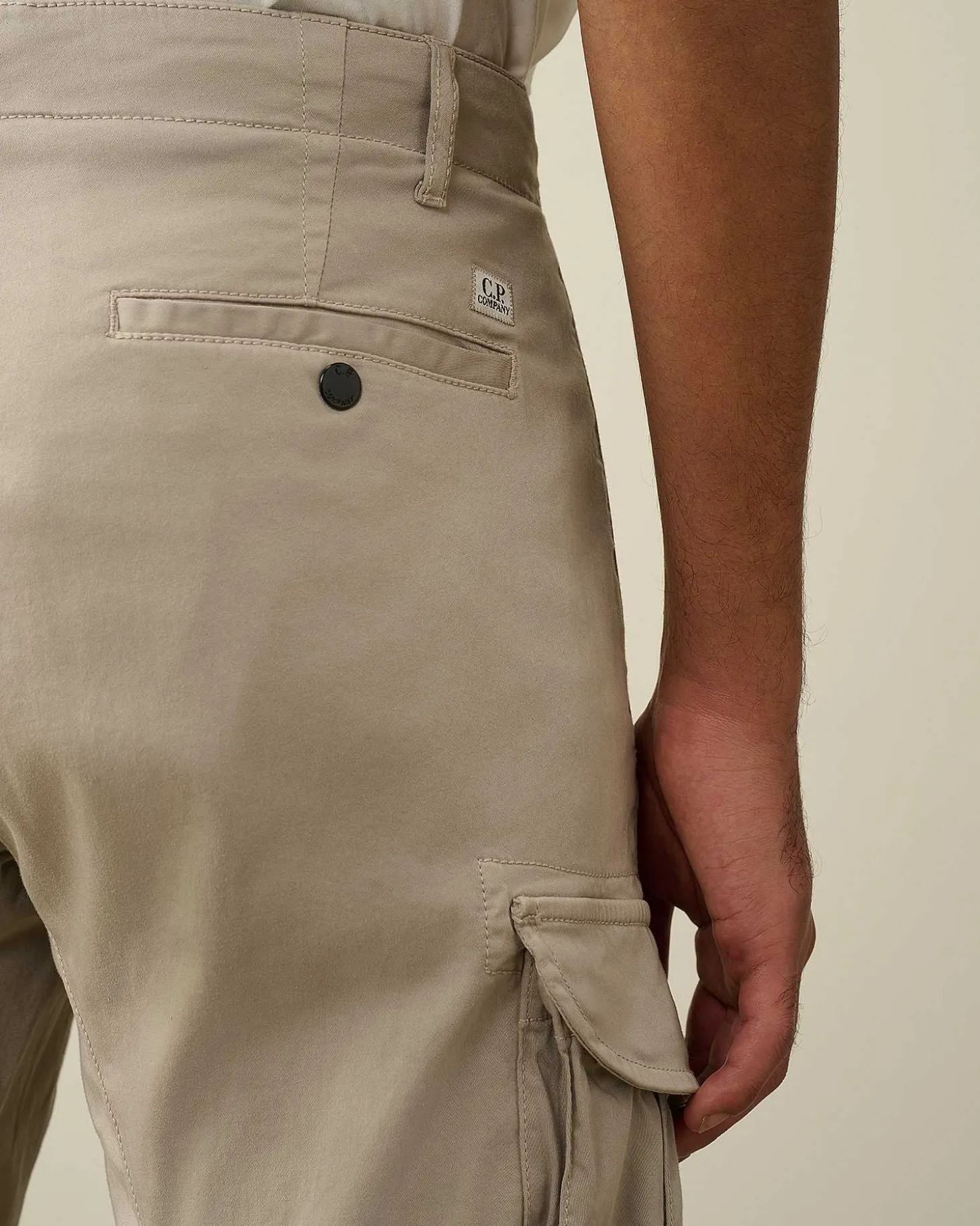 Homme C.P. Company Pantalons^Stretch Sateen Ergonomic Lens Cargo Pants