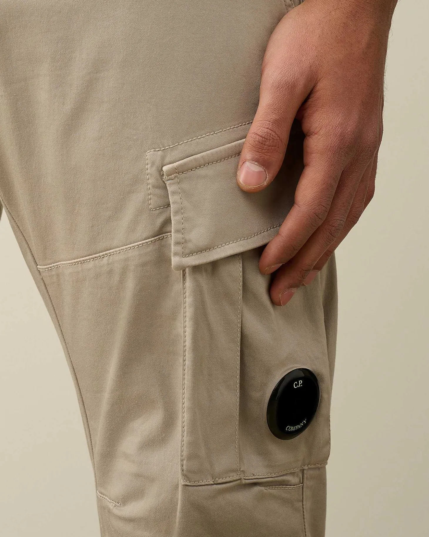 Homme C.P. Company Pantalons^Stretch Sateen Ergonomic Lens Cargo Pants
