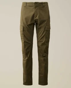 Homme C.P. Company Pantalons^Stretch Sateen Ergonomic Logo Cargo Pants