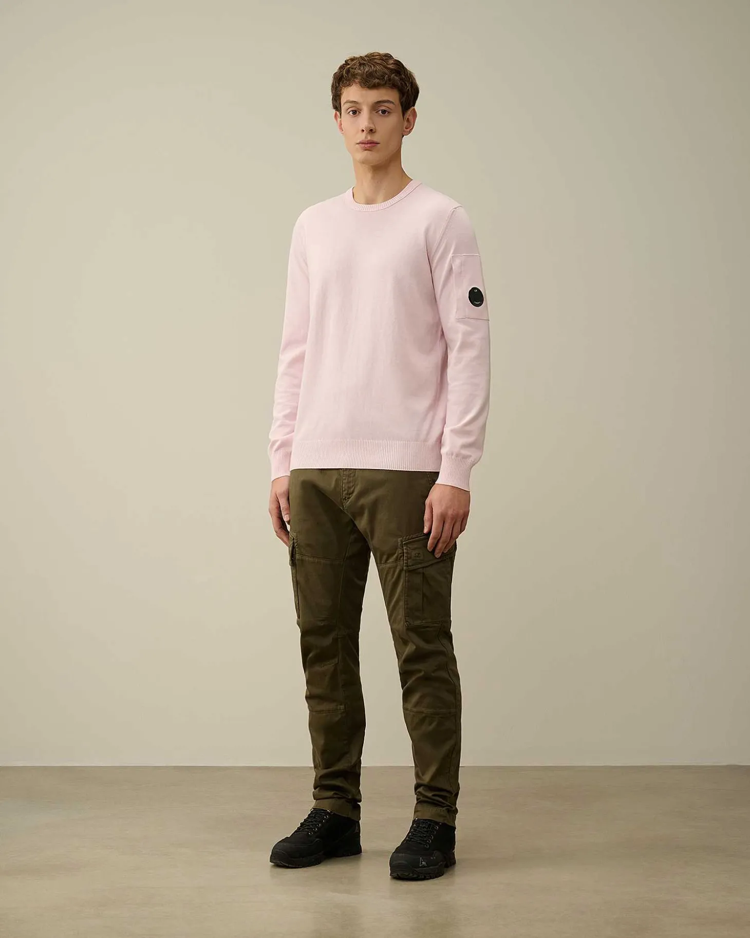 Homme C.P. Company Pantalons^Stretch Sateen Ergonomic Logo Cargo Pants