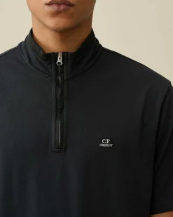 Homme C.P. Company T-Shirts Et Polos^Tacting Piquet Zipped Polo Shirt