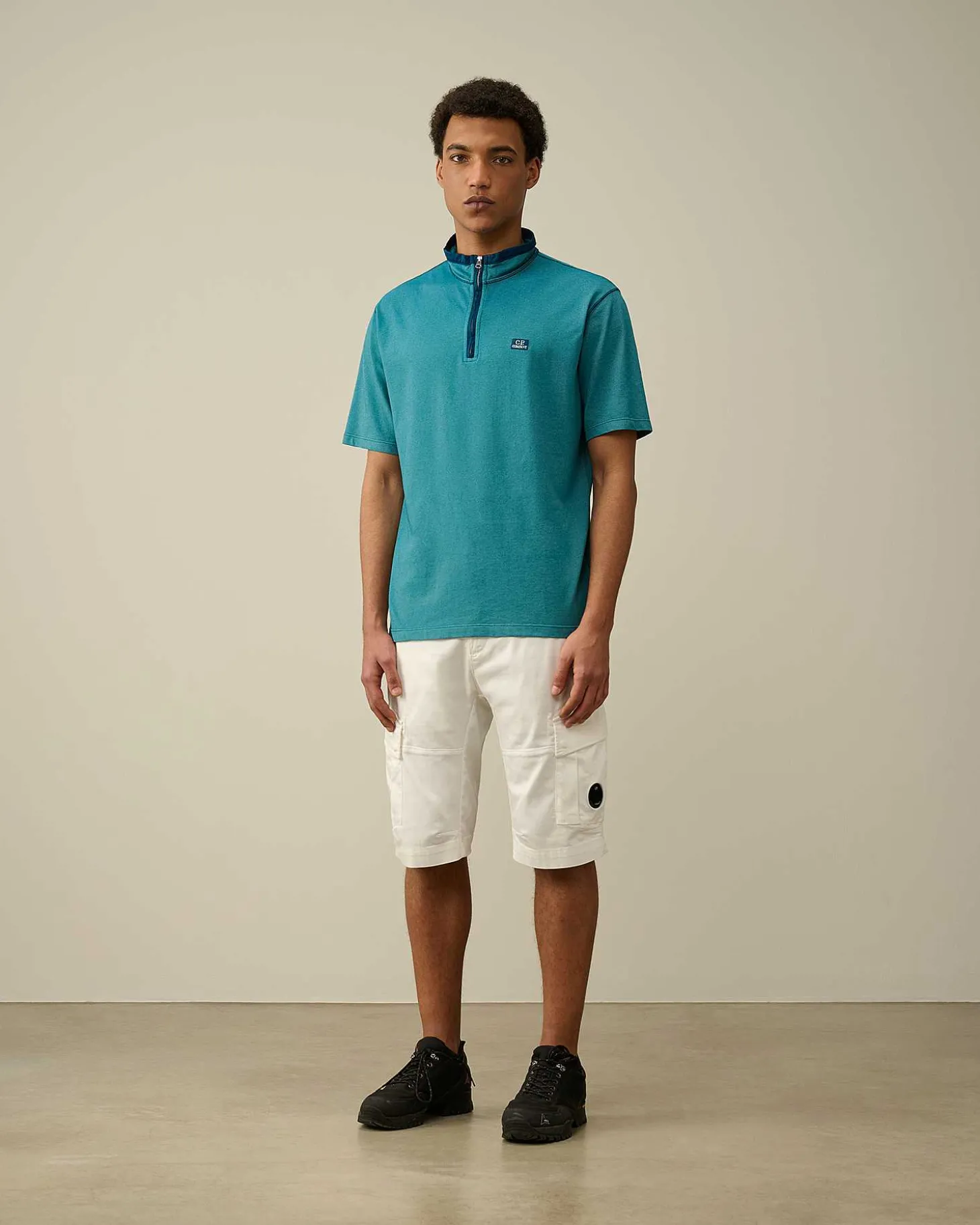 Homme C.P. Company T-Shirts Et Polos^Tacting Piquet Zipped Polo Shirt