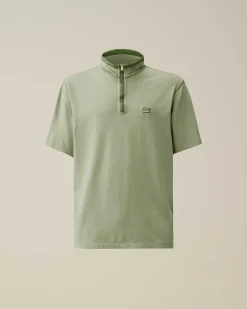 Homme C.P. Company T-Shirts Et Polos^Tacting Piquet Zipped Polo Shirt