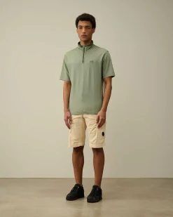 Homme C.P. Company T-Shirts Et Polos^Tacting Piquet Zipped Polo Shirt