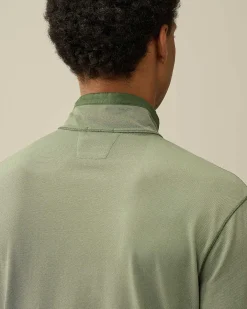 Homme C.P. Company T-Shirts Et Polos^Tacting Piquet Zipped Polo Shirt
