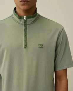 Homme C.P. Company T-Shirts Et Polos^Tacting Piquet Zipped Polo Shirt