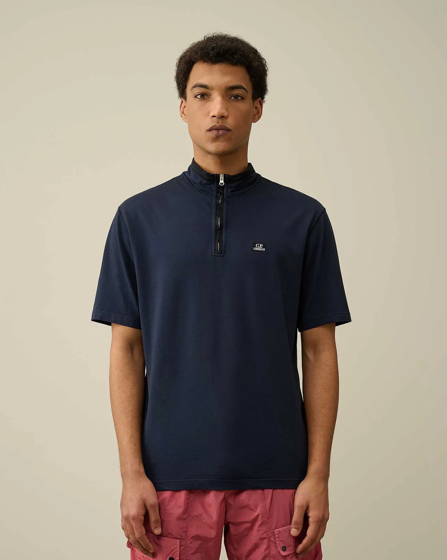 Homme C.P. Company T-Shirts Et Polos^Tacting Piquet Zipped Polo Shirt