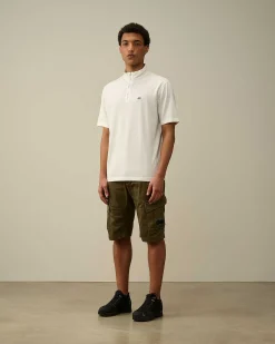 Homme C.P. Company T-Shirts Et Polos^Tacting Piquet Zipped Polo Shirt