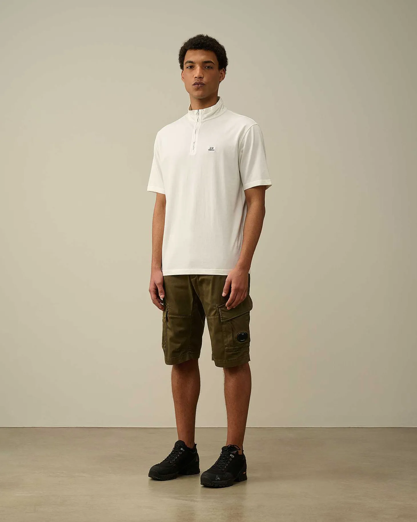 Homme C.P. Company T-Shirts Et Polos^Tacting Piquet Zipped Polo Shirt