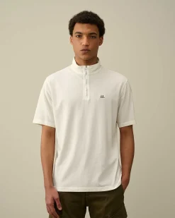 Homme C.P. Company T-Shirts Et Polos^Tacting Piquet Zipped Polo Shirt