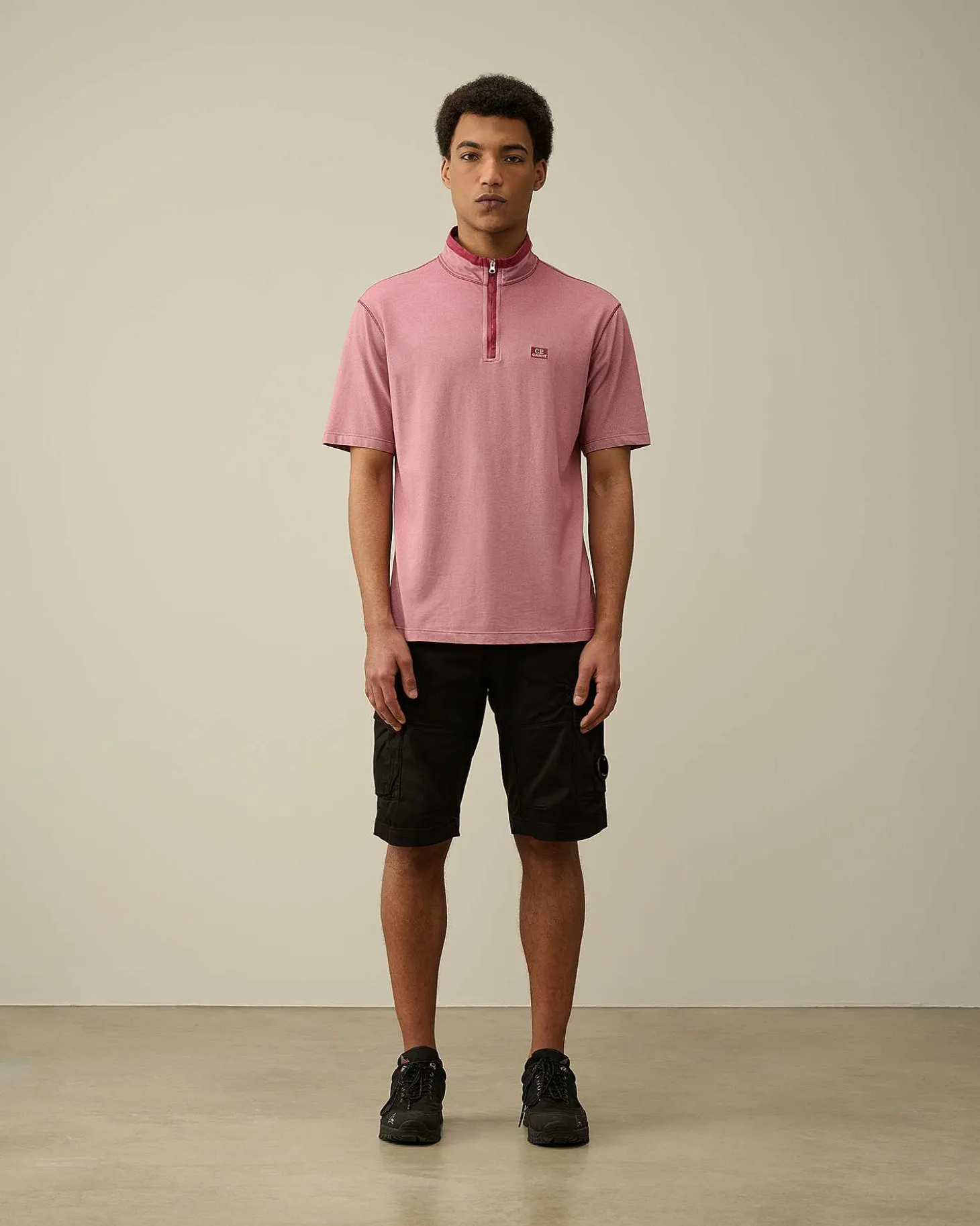 Homme C.P. Company T-Shirts Et Polos^Tacting Piquet Zipped Polo Shirt
