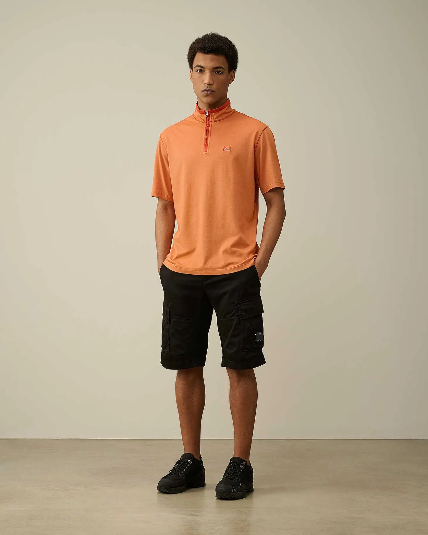 Homme C.P. Company T-Shirts Et Polos^Tacting Piquet Zipped Polo Shirt