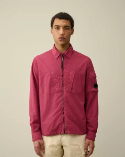 Homme C.P. Company Chemises^Taylon L Zipped Shirt
