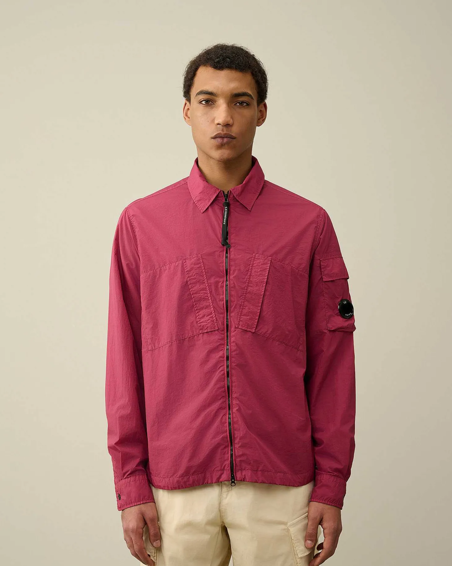 Homme C.P. Company Chemises^Taylon L Zipped Shirt