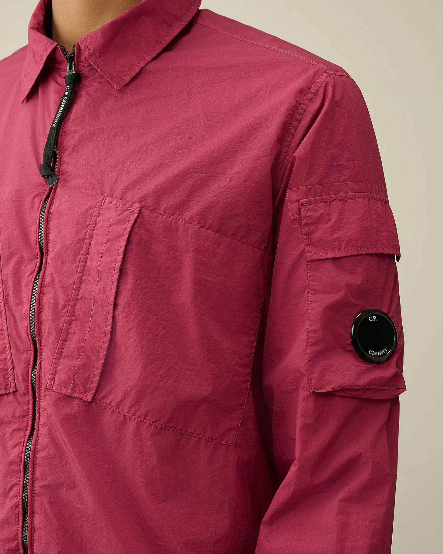 Homme C.P. Company Chemises^Taylon L Zipped Shirt