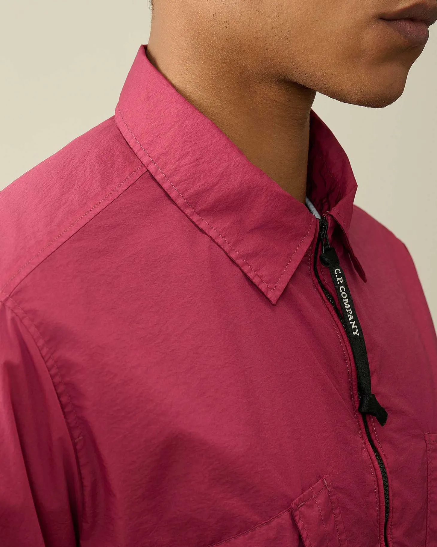 Homme C.P. Company Chemises^Taylon L Zipped Shirt
